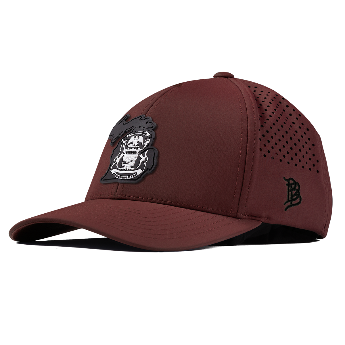 Michigan Vintage Curved Performance Maroon