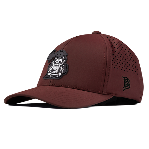 Michigan Vintage Curved Performance Maroon