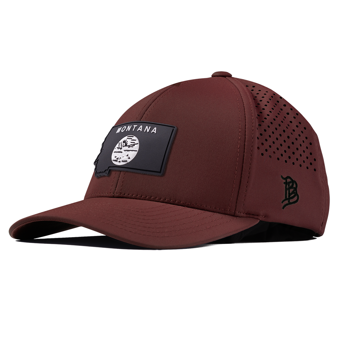 Montana Vintage Curved Performance Maroon