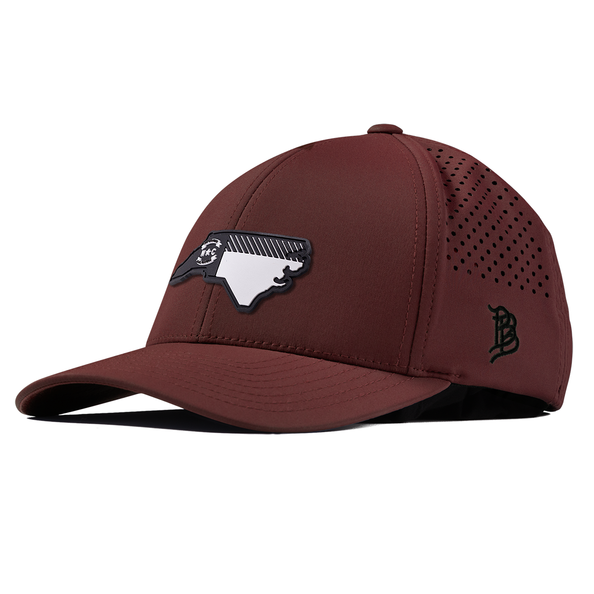 North Carolina Vintage Curved Performance Maroon