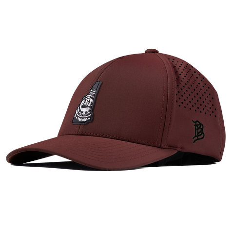 New Hampshire Vintage Curved Performance Maroon