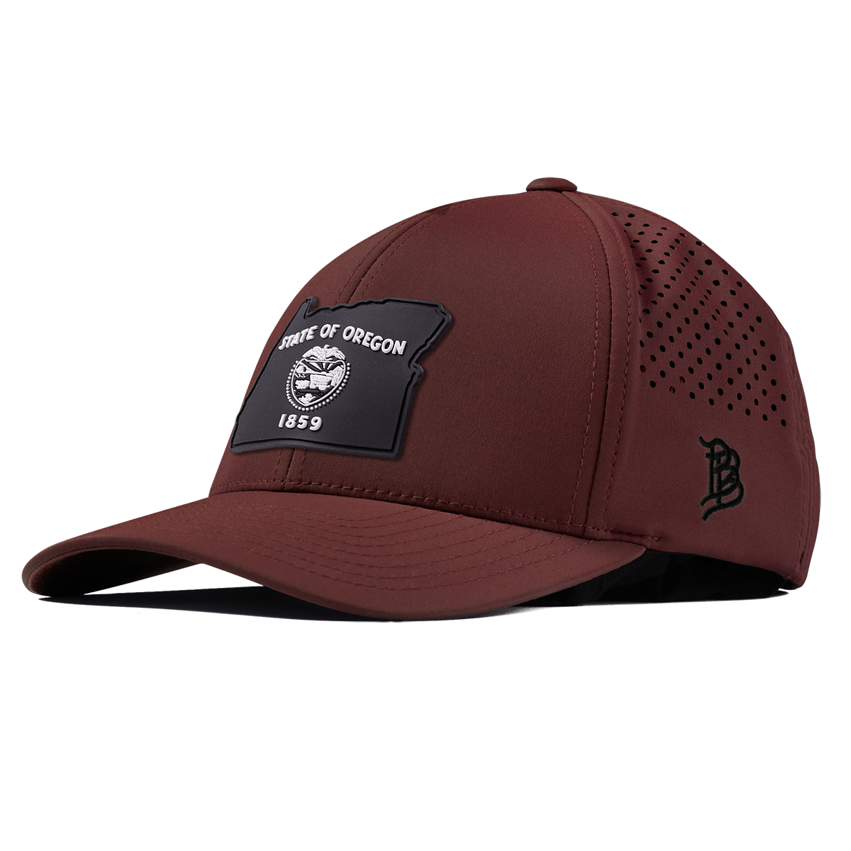 Oregon Vintage Curved Performance Maroon