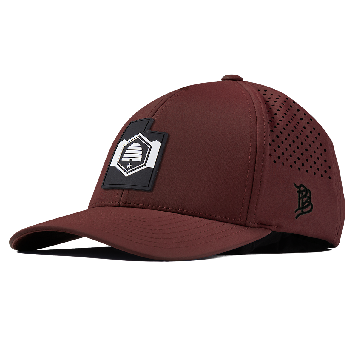 Utah Vintage Curved Performance Maroon