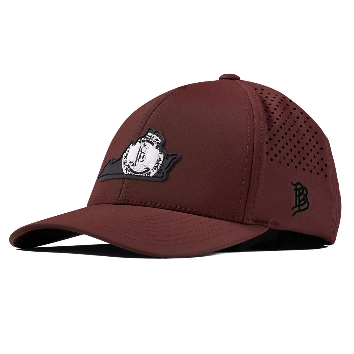 Virginia Vintage Curved Performance Maroon