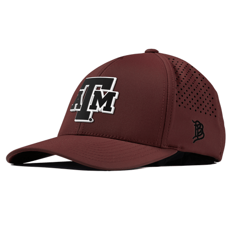 Texas A&M University "Vintage Texas A&M Block" Curved Performance Maroon