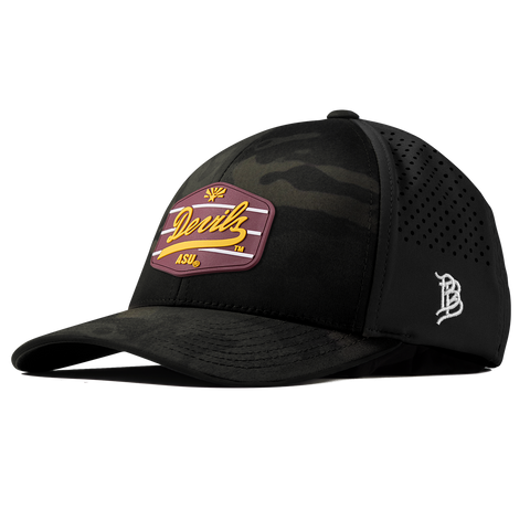 Arizona State University "ASU Devils Maroon" Curved Performance Multicam 