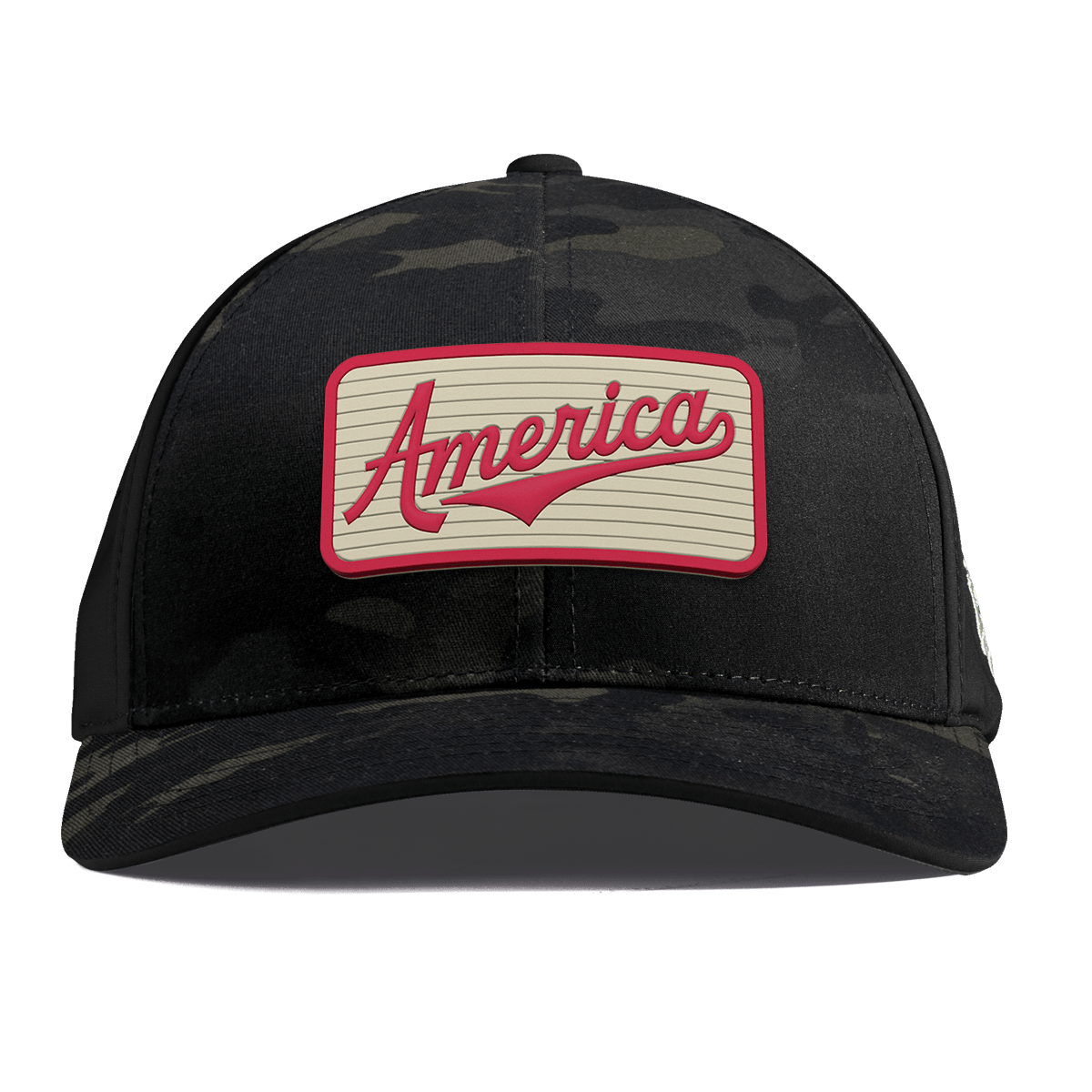 America Badge Curved Performance Multicam