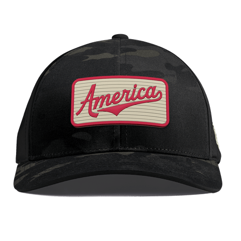 America Badge Curved Performance Multicam
