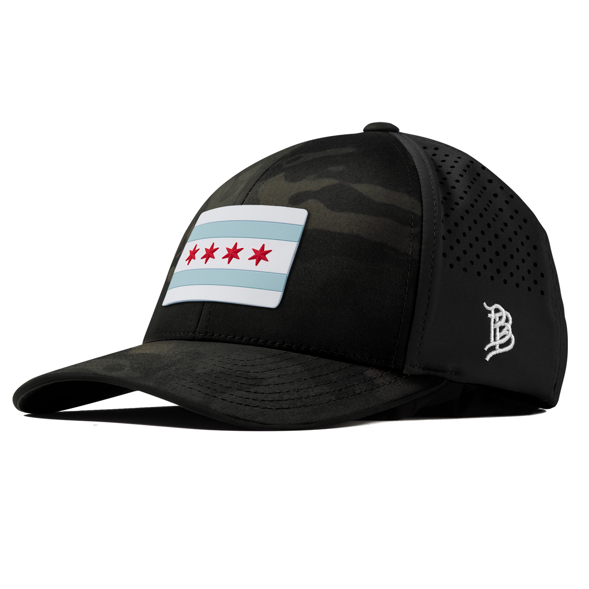 Chicago Flag Curved Performance Multicam