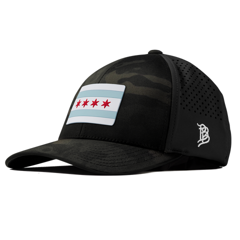 Chicago Flag Curved Performance Multicam