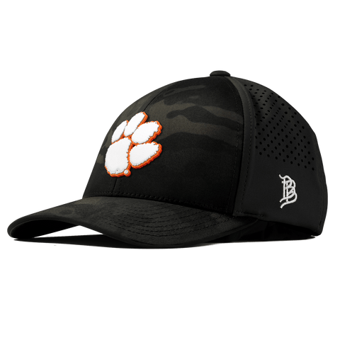 Clemson University "Clemson Tigers Paw" Curved Performance Multicam