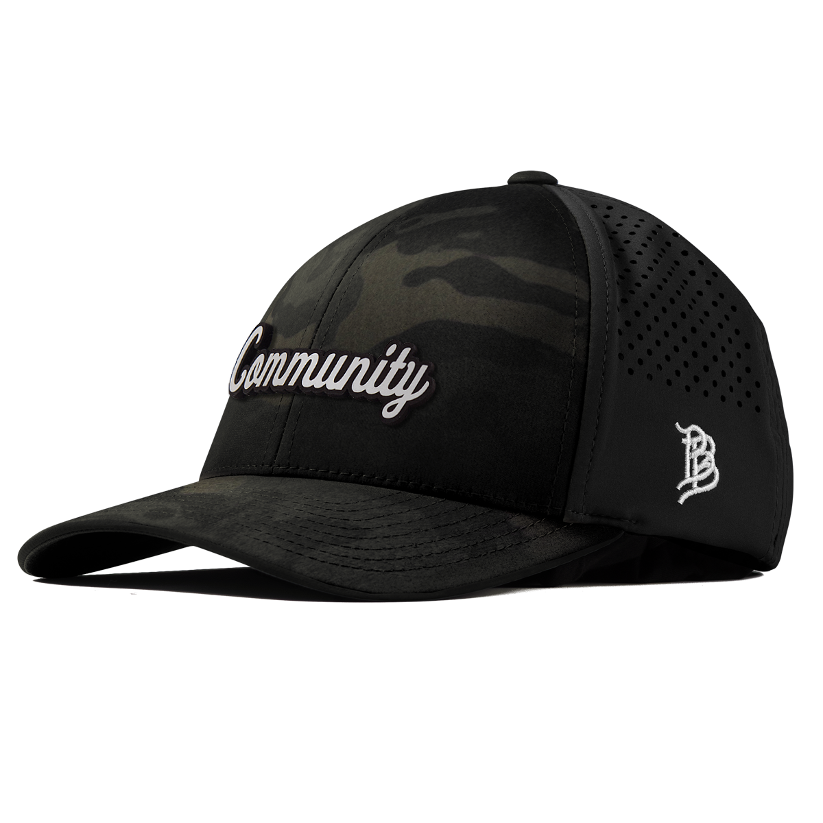 Community Script White Curved Performance Multicam 
