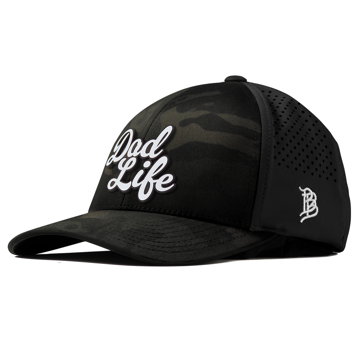 Dad Life Script Curved Performance Multicam