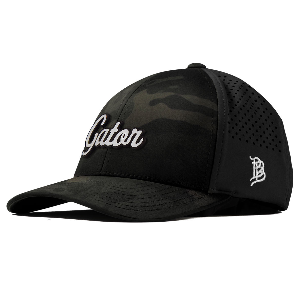 Gator Script White Curved Performance Multicam 