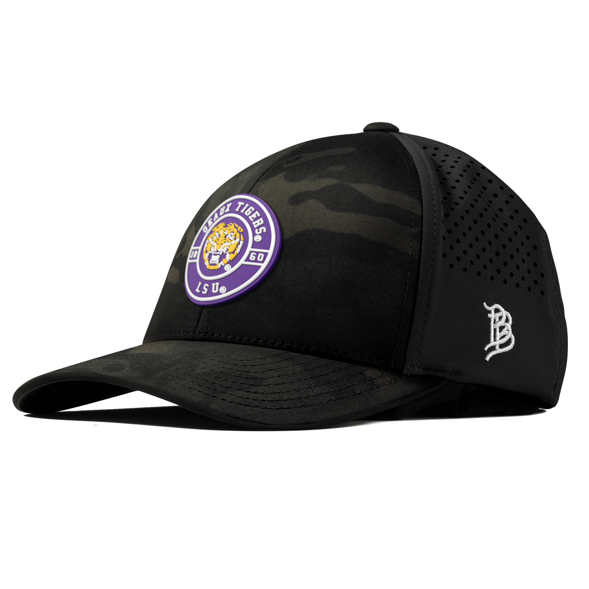 Louisiana State University "Geaux LSU Tigers" Curved Performance Multicam