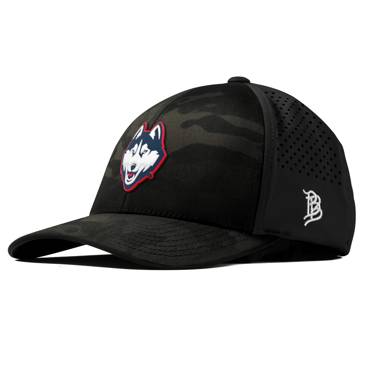 University of Connecticut "Huskies Mascot" Curved Performance Multicam