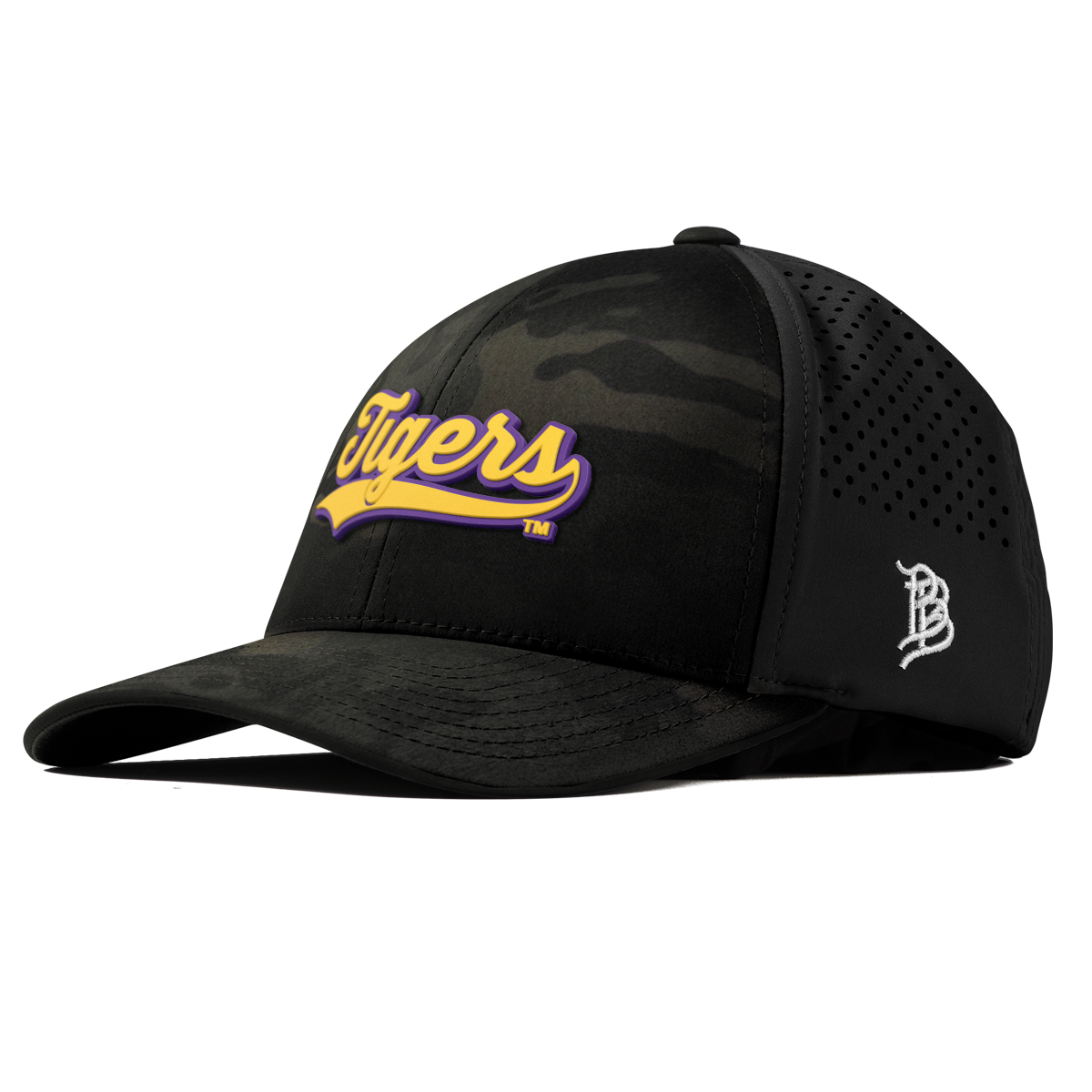 Louisiana State University "LSU Tigers Script" Curved Performance Multicam