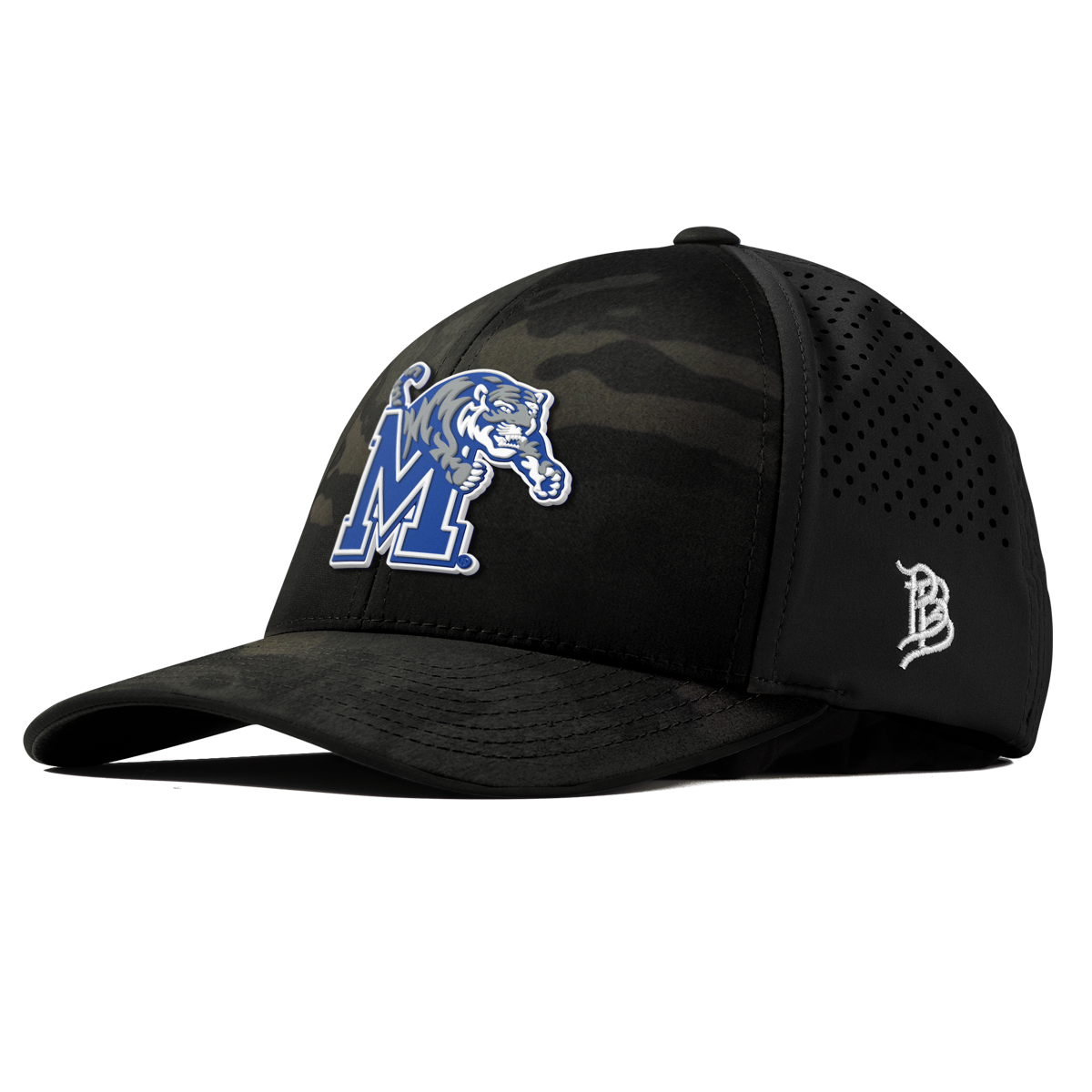 University of Memphis "Memphis Team Logo" Curved Performance Multicam