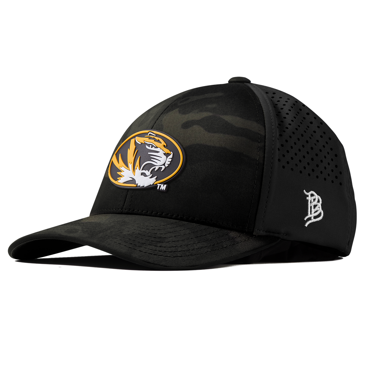 University of Missouri "Missouri Tigers Badge" Curved Performance Multicam