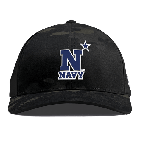 United States Naval Academy "Naval Academy Team Logo Navy" Curved Performance Multicam