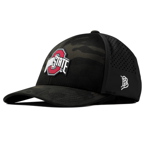 Ohio State University "Ohio State Gray Team Logo" Curved Performance Multicam