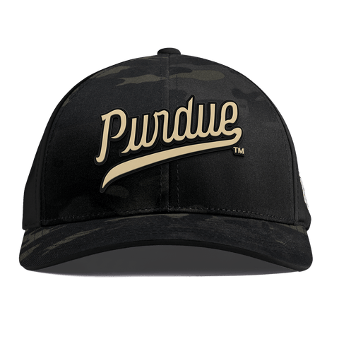 Purdue University "Purdue Script Gold" Curved Performance Multicam