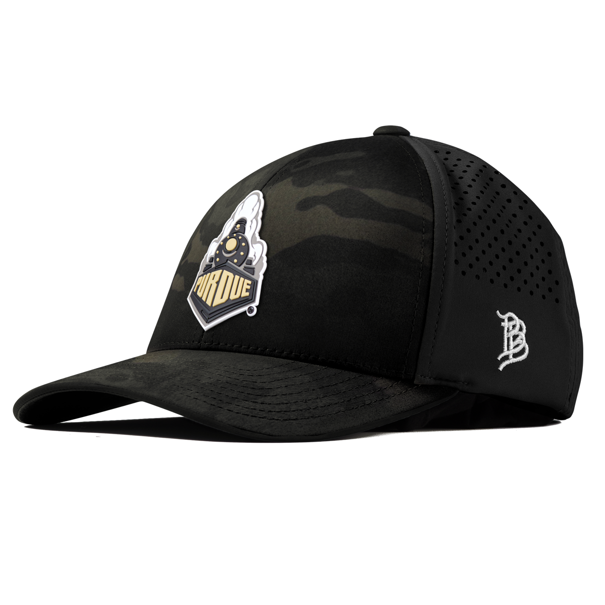 Purdue University "Purdue Team Logo" Curved Performance Multicam