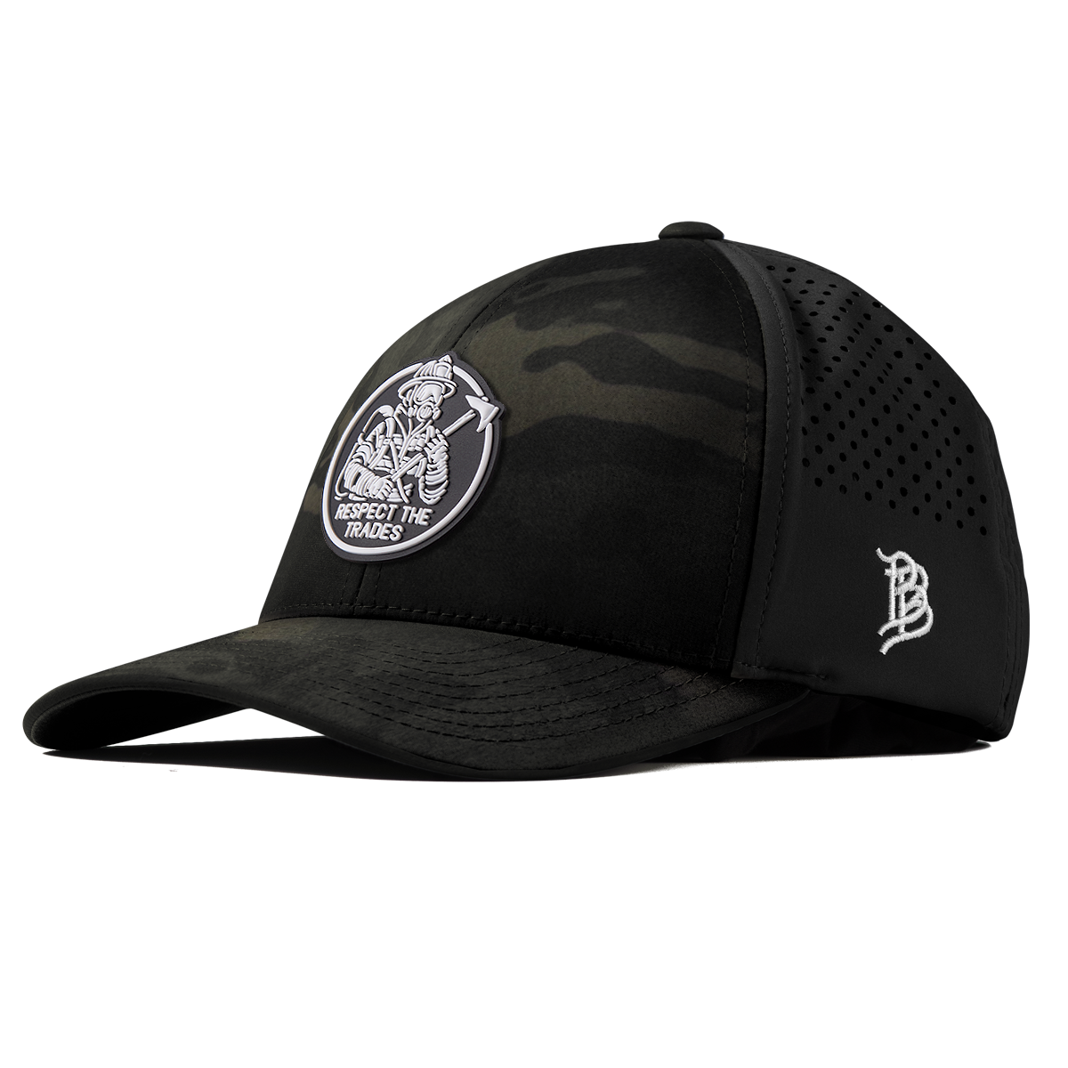 Respect The Trades Firefighter Curved Performance Multicam