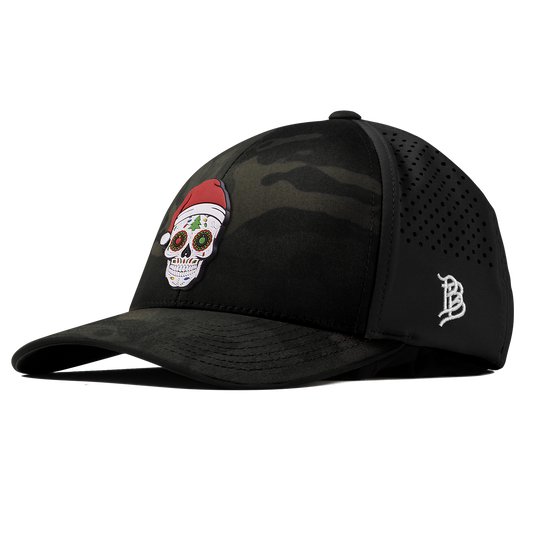 Santa Skull PVC Curved Performance Multicam