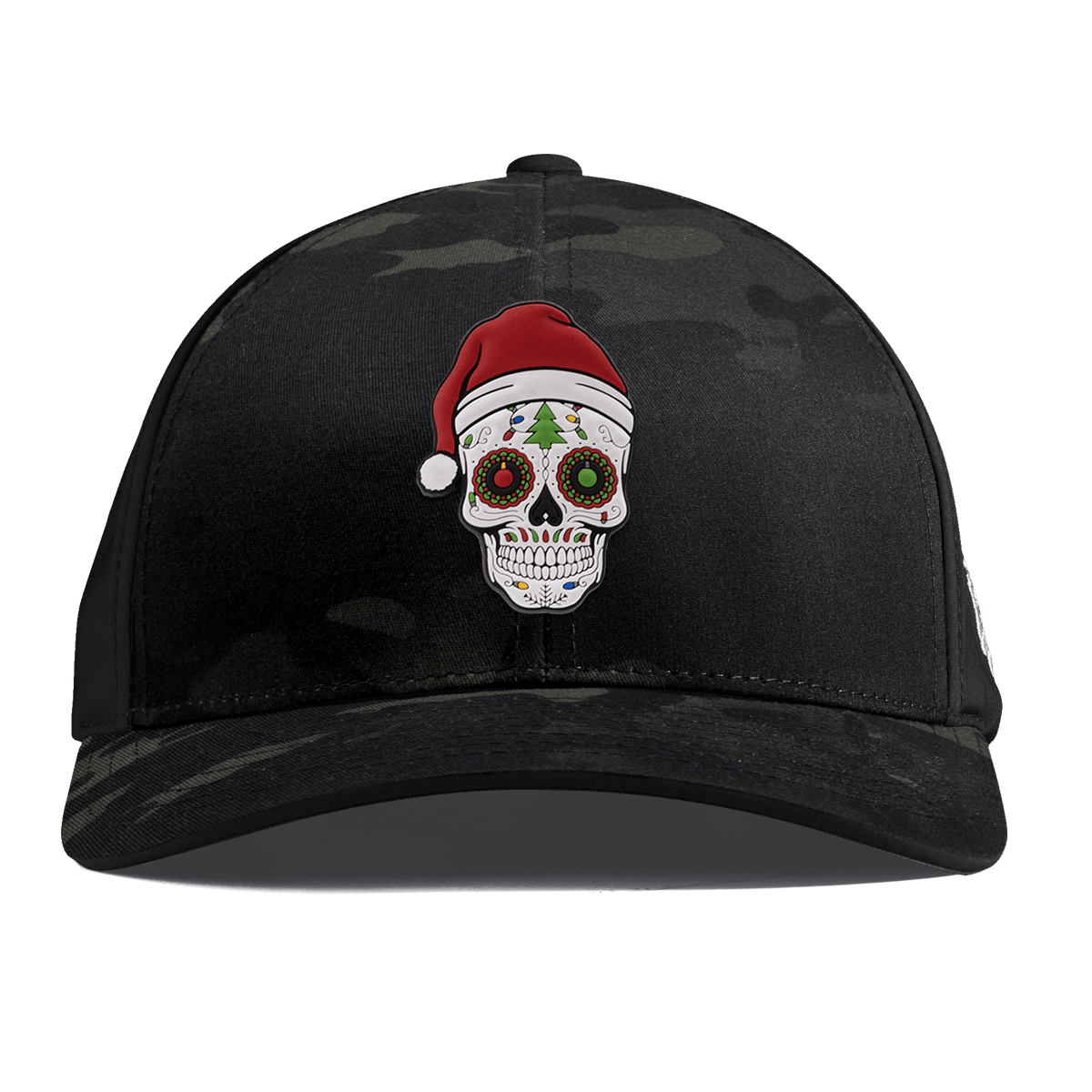 Santa Skull PVC Curved Performance Multicam