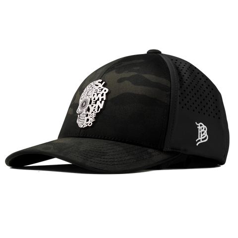 Sleep When You're Dead Skull Curved Performance Multicam