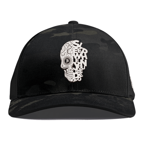 Sleep When You're Dead Skull Curved Performance Multicam