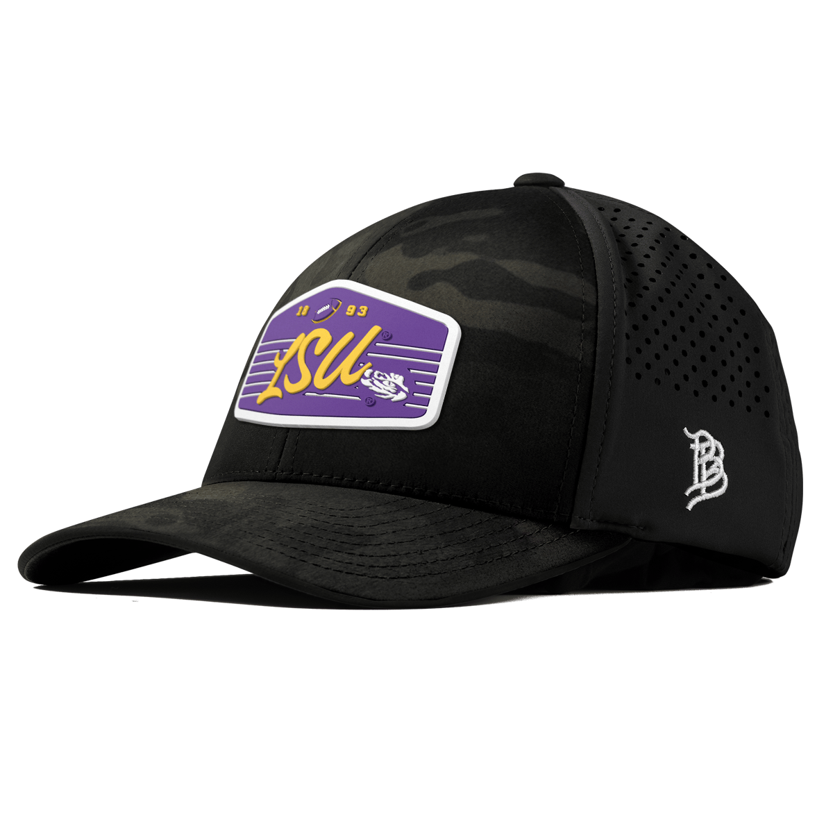 Louisiana State University "Tigers Football" Curved Performance Multicam