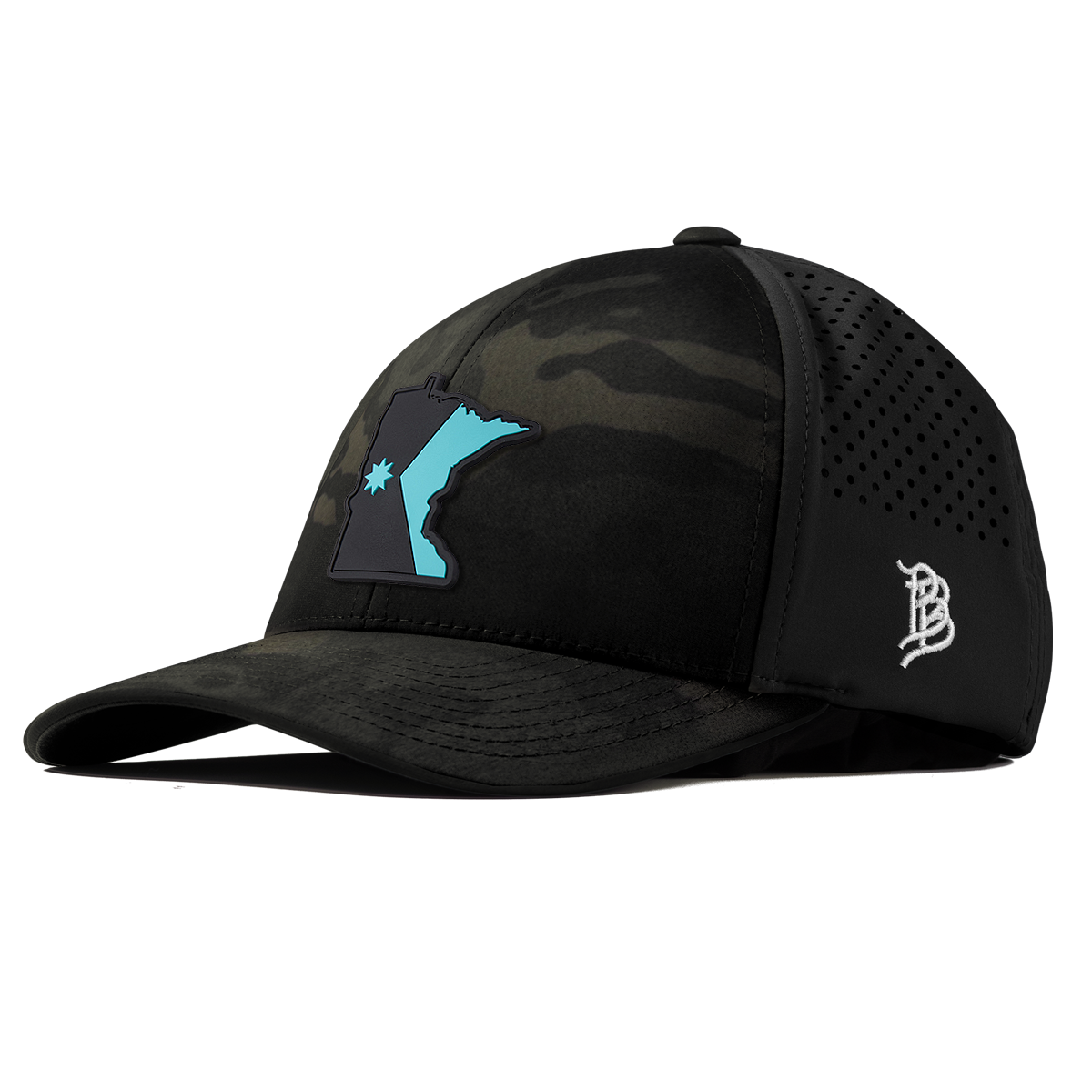 Minnesota Turquoise Curved Performance Multicam