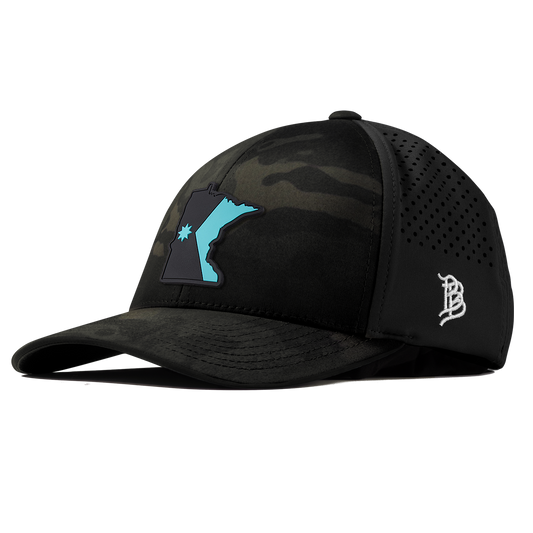 Minnesota Turquoise Curved Performance Multicam