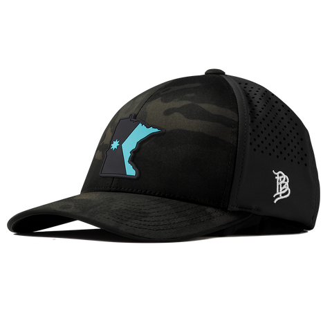 Minnesota Turquoise Curved Performance Multicam