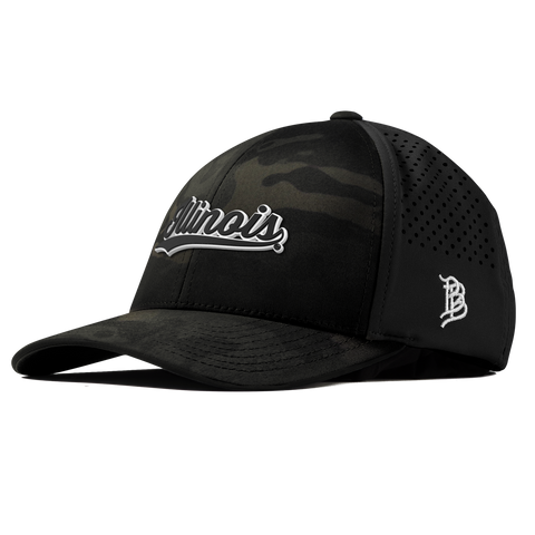 University of Illinois "Vintage Illinois Script" Curved Performance Multicam