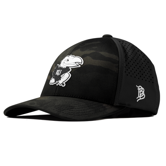 University of Kansas "Vintage Jayhawk" Curved Performance Multicam