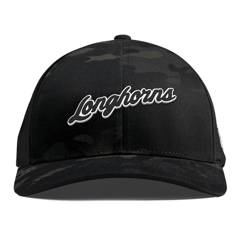 University of Texas "Vintage Texas Longhorn Script" Curved Performance Multicam