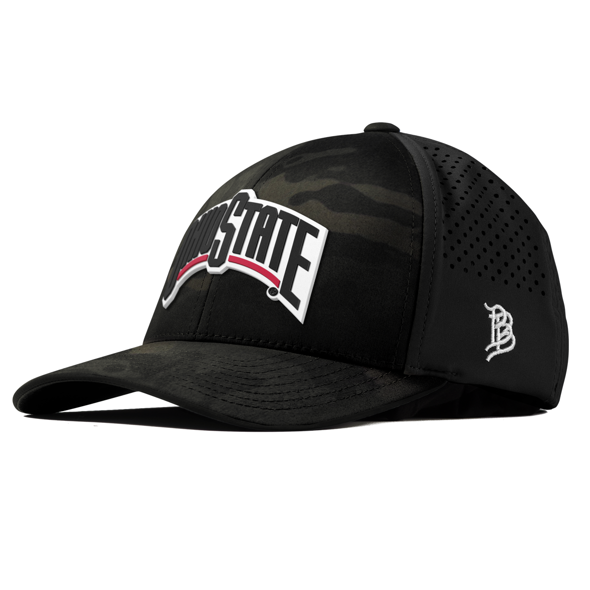 Ohio State University "Vintage Ohio State Block" Curved Performance Multicam