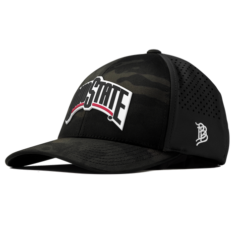 Ohio State University "Vintage Ohio State Block" Curved Performance Multicam