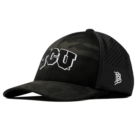 Texas Christian University "Vintage TCU Block" Curved Performance Multicam