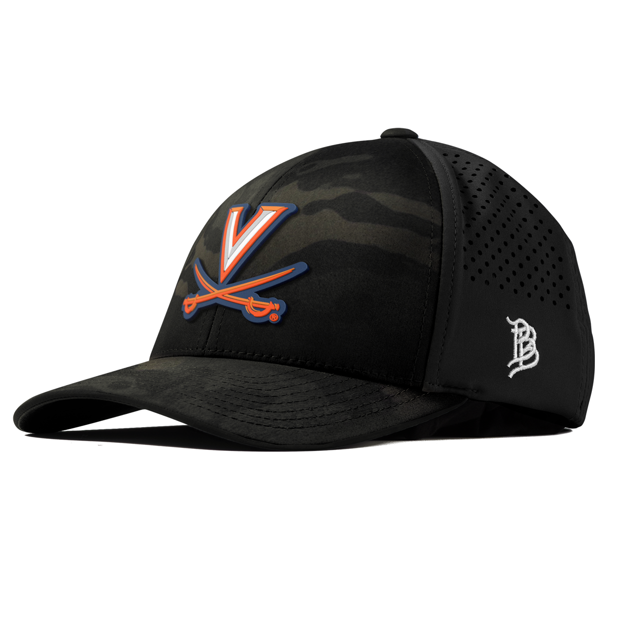 University of Virginia "Virginia Team Logo" Curved Performance Multicam