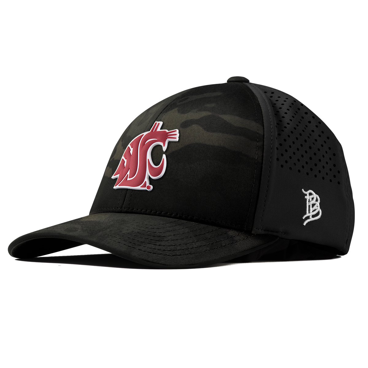 Washington State University "Washington State Team Logo" Curved Performance Multicam