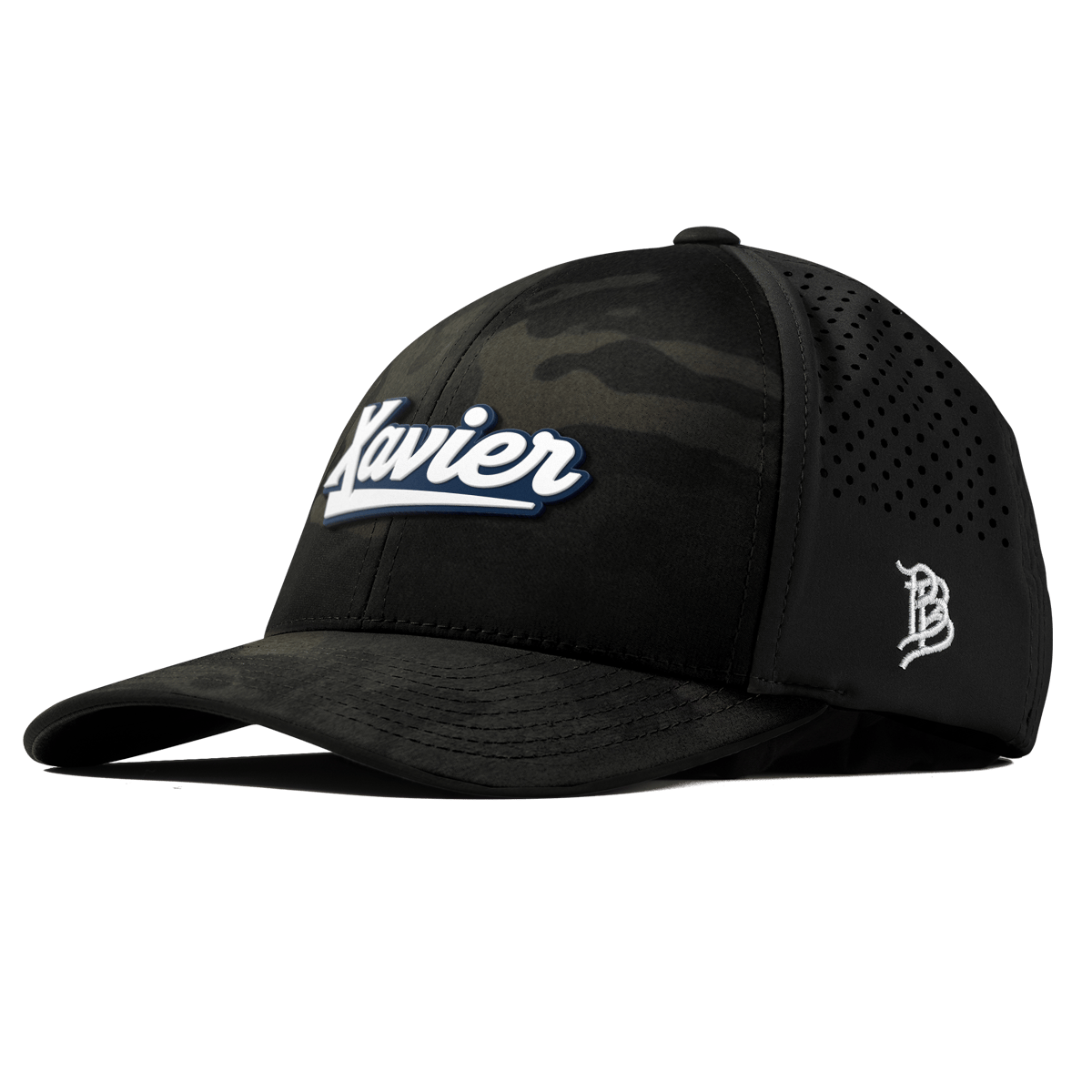 Xavier University "Xavier Script" Curved Performance Multicam