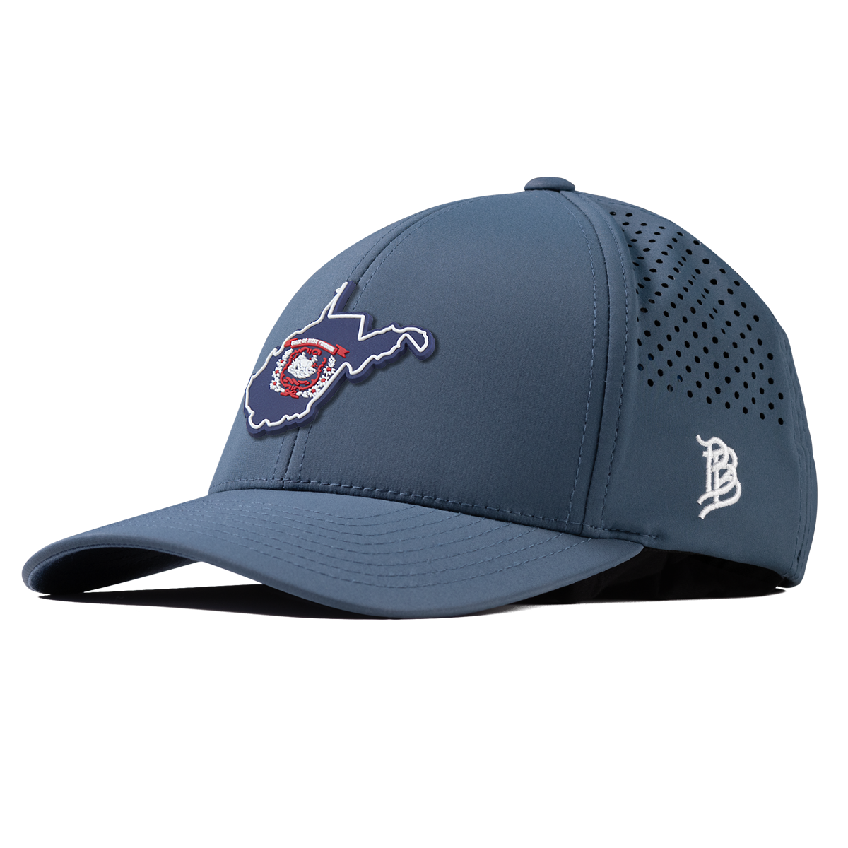 West Virginia Patriot Series Curved Performance Navy