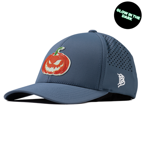 Jack-O-Lantern Glow Curved Performance Navy
