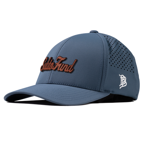 SubtoFund Script Tan Curved Performance Navy