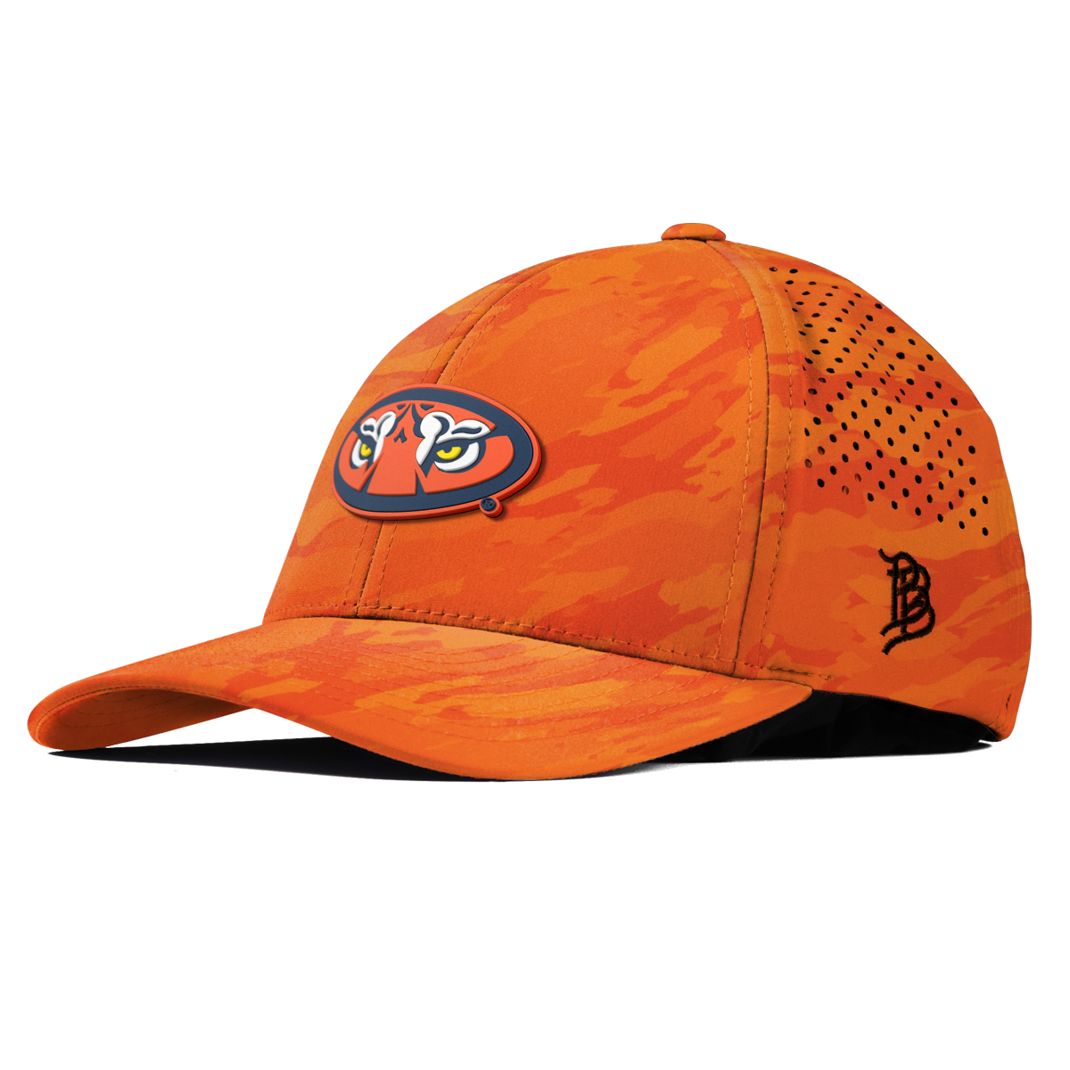 Auburn University "Auburn Tiger Eyes" Curved Performance Blaze Orange Camo