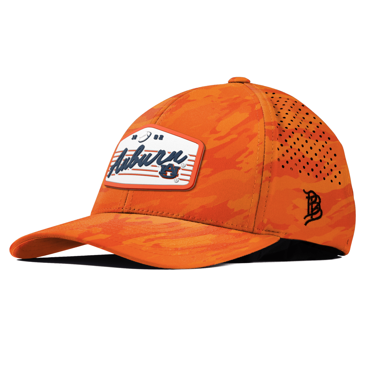Auburn University "Auburn Tigers Football" Legacy Curved Performance Blaze Orange Camo